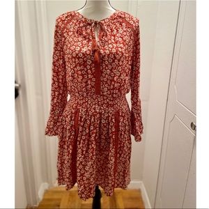 TAGS ON American Rag Red Floral Dress